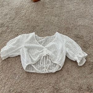 Le Lis see through crop top